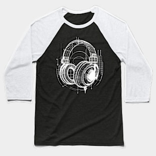 headphones blueprints Baseball T-Shirt